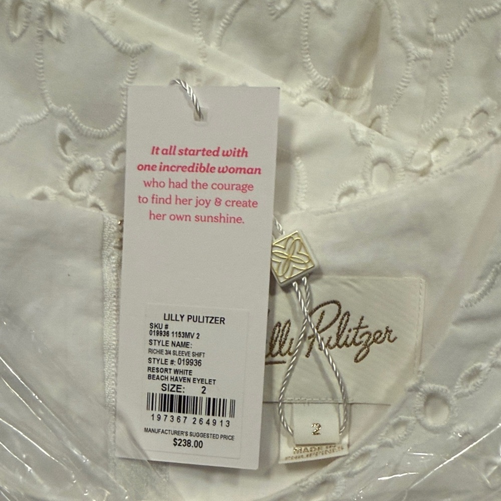 Lilly Pulitzer Richie 3/4 Sleeve Shift Dress - Picture 2 of 6